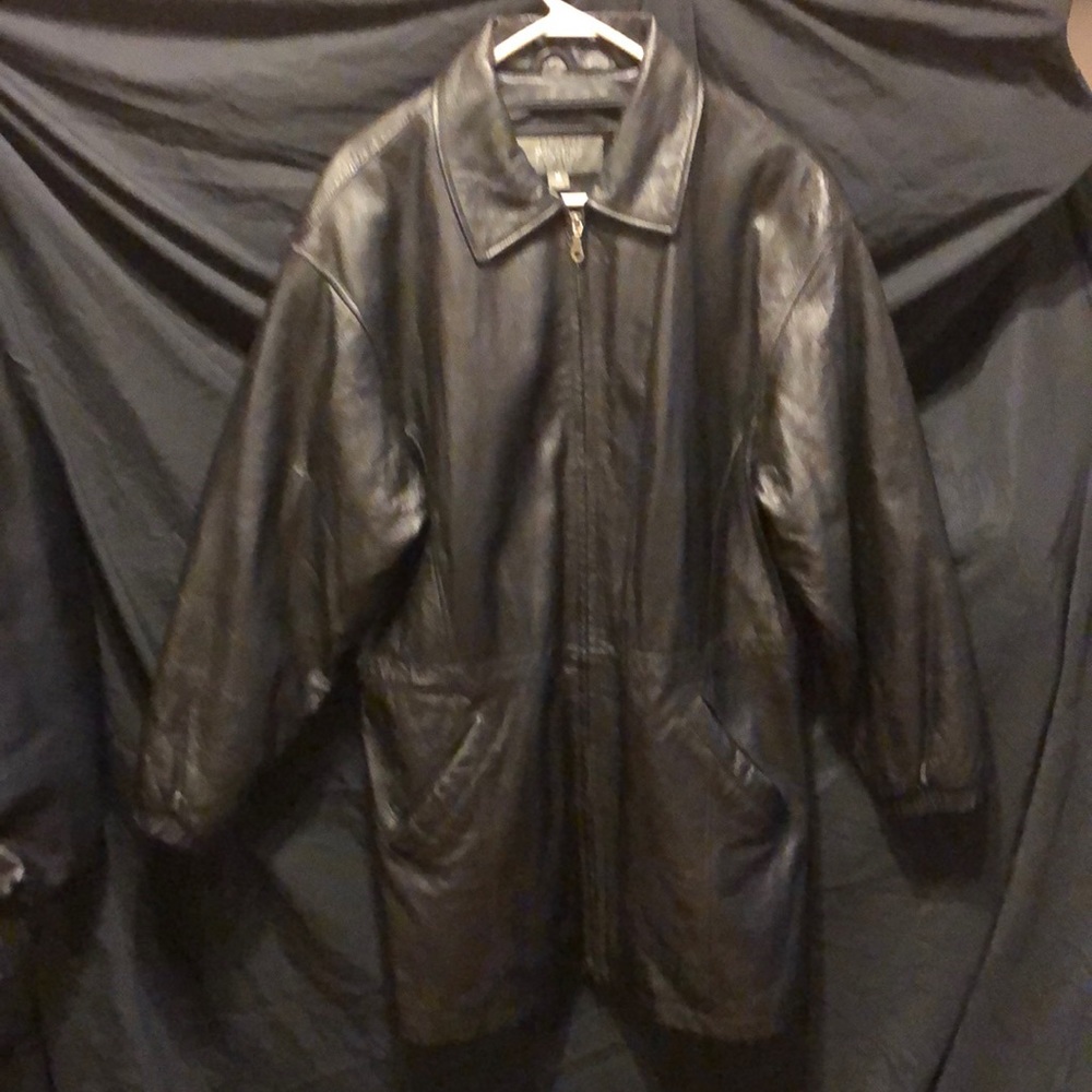 Men’s black Wilson Leather Jacket